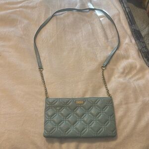 Kate Spade Quilted Blue Crossbody Bag